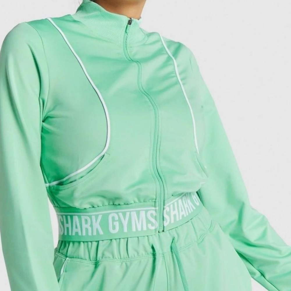 Gymshark Light Green Activewear Jacket